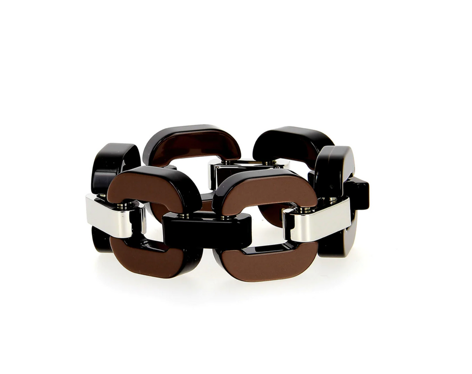 BIG Bracelet X.D. Design M Metallic Smokey brown