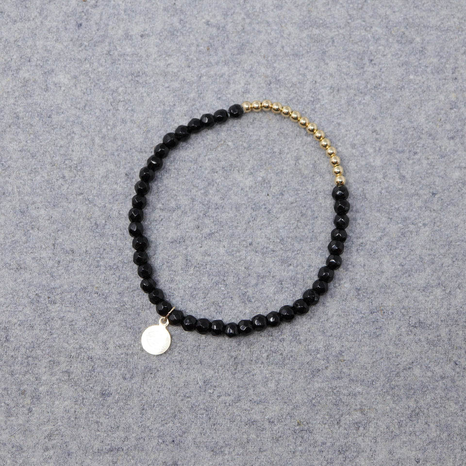 STEINBERG ARMBAND QUARTZ & GOLDFARBIGEN PERLEN