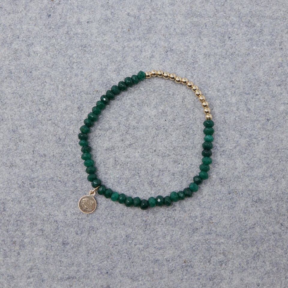 STEINBERG ARMBAND QUARTZ & GOLDFARBIGEN PERLEN