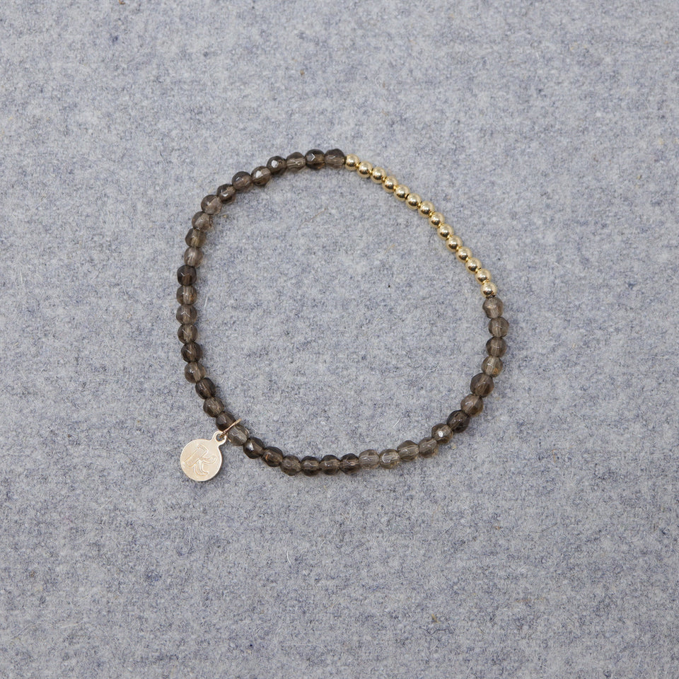 STEINBERG ARMBAND QUARTZ & GOLDFARBIGEN PERLEN