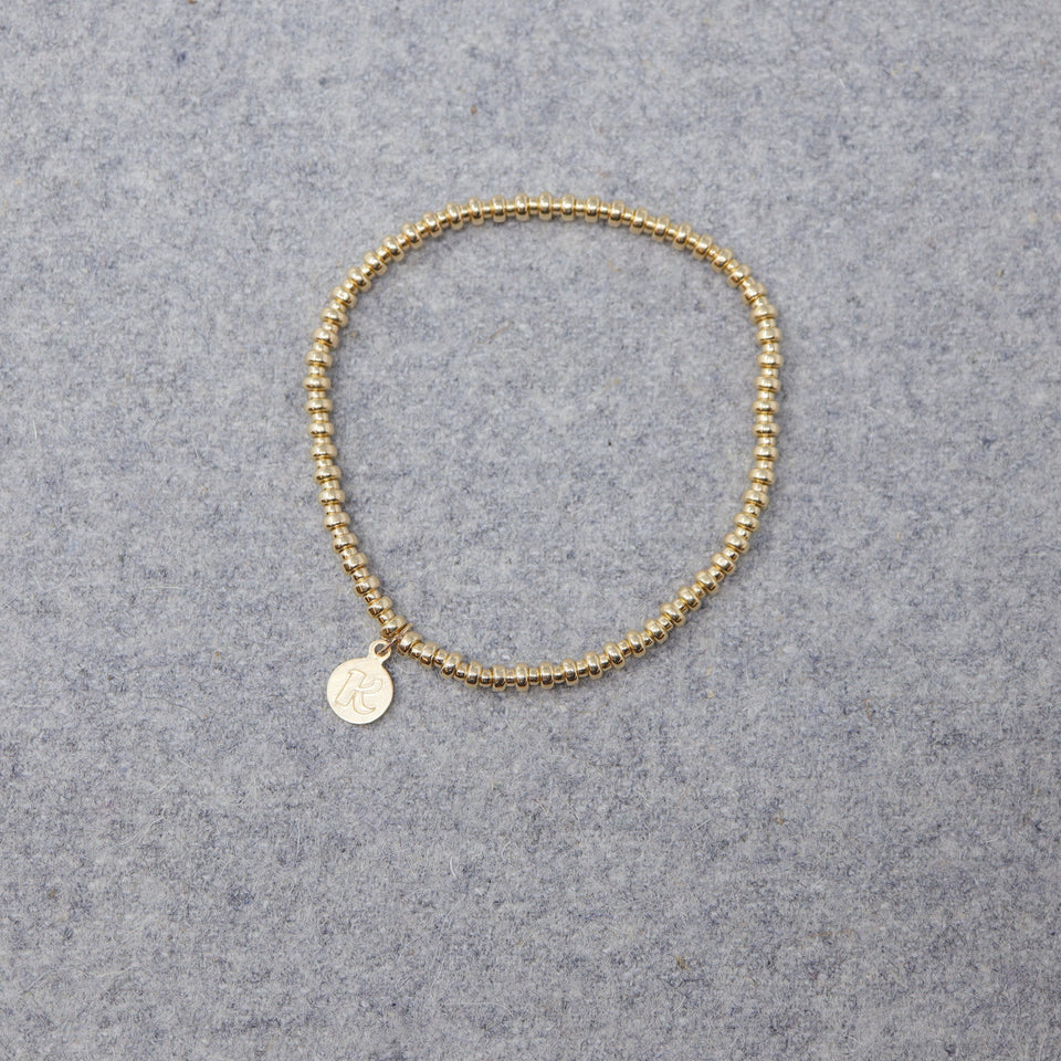 Armband vergoldete Perlen Wheel "Walde"