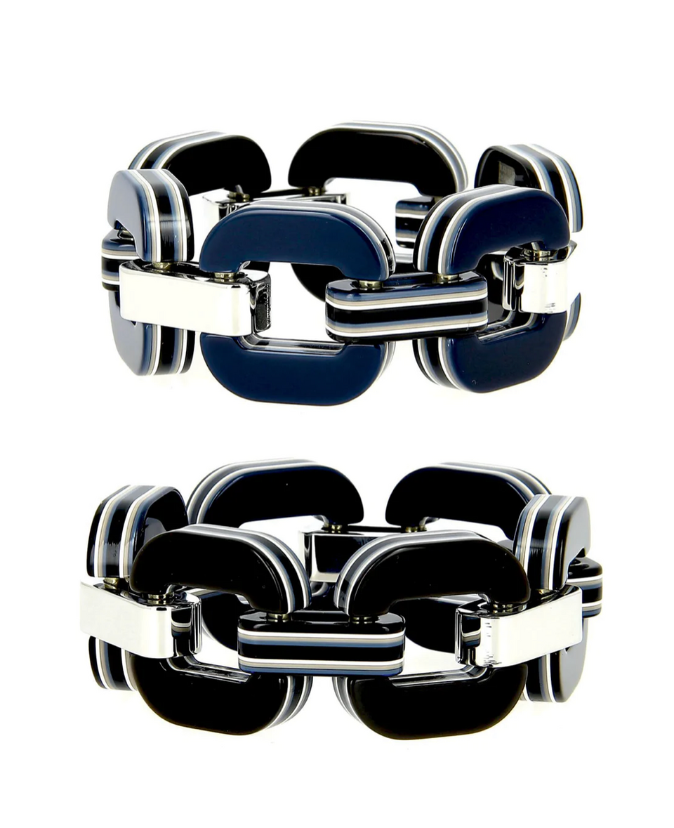 BIG Bracelet X.D. Design M reversible Grey Blue