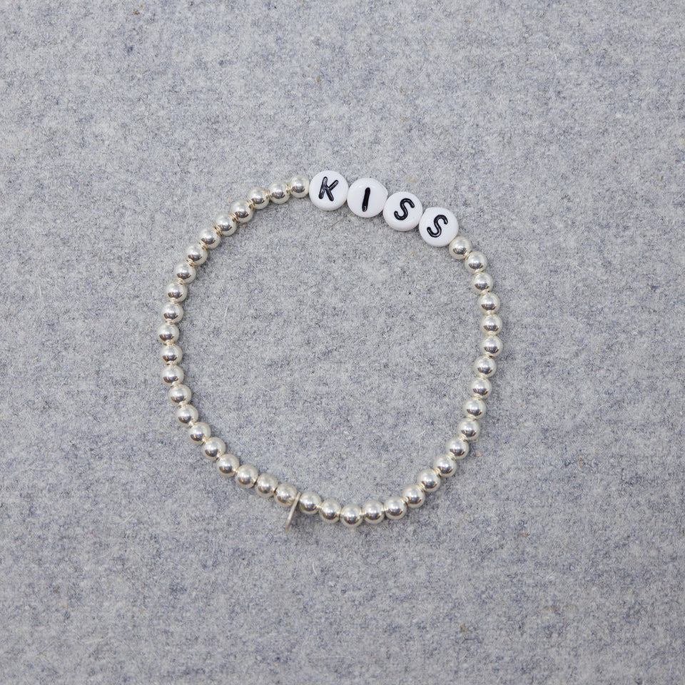 Initials Armband Perlen "Kiss"