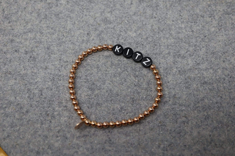 Initials Armband Perlen "Kitz"