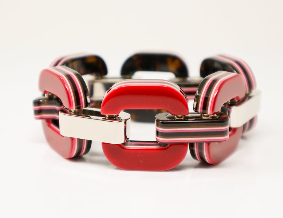 BIG Bracelet X.D. Design M Red Tiger reversible